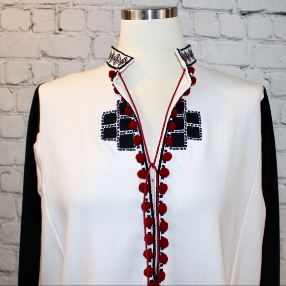 Talitha Moroccan-embroidery cotton-canvas tunic - Picture 3 of 6